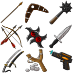 Item samples, weapons